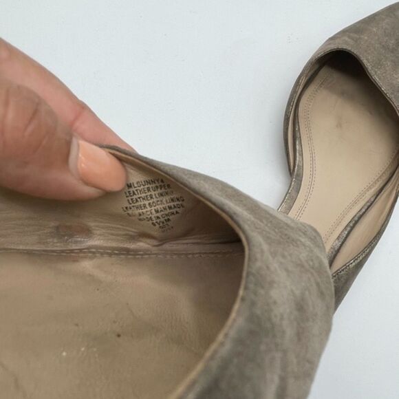 Mark Fisher LTD Sunny D’ Orsay Gold Flats sz 9.5 - Picture 8 of 8